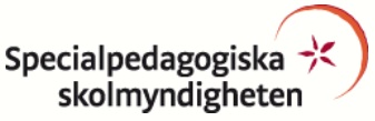 Specialpedagogiska skolmyndighetens logga - gå till deras webbplats